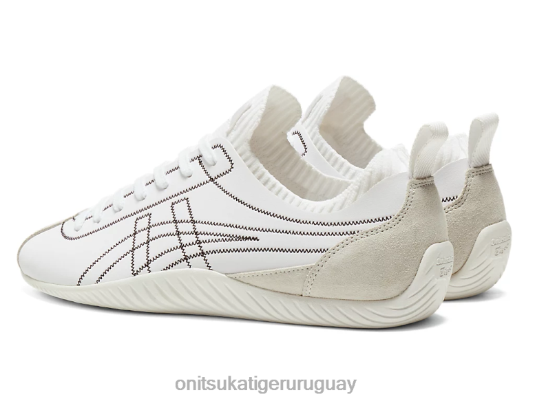 Onitsuka Tiger garra unisexo J06BX38 blanco negro zapatos