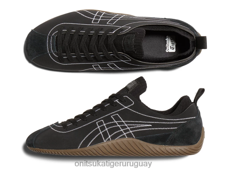 Onitsuka Tiger garra unisexo J06BX41 blanco negro zapatos