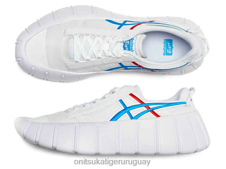 Onitsuka Tiger gigatia unisexo J06BX162 blanco/azul directorio zapatos