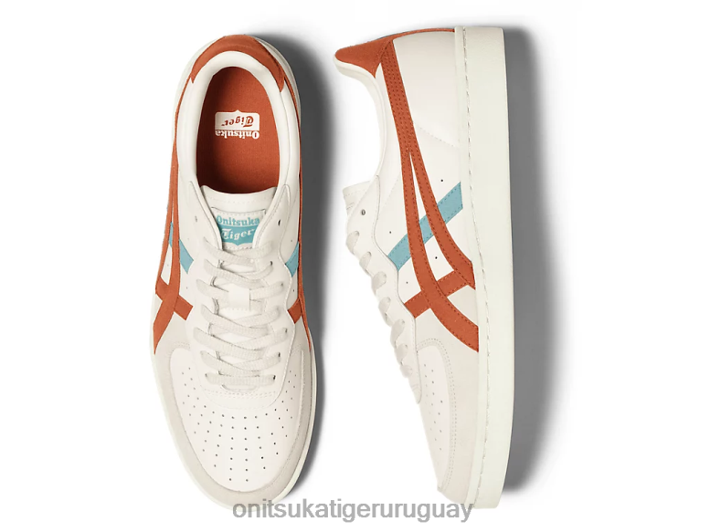 Onitsuka Tiger gsm unisexo J06BX87 crema/naranja picante zapatos