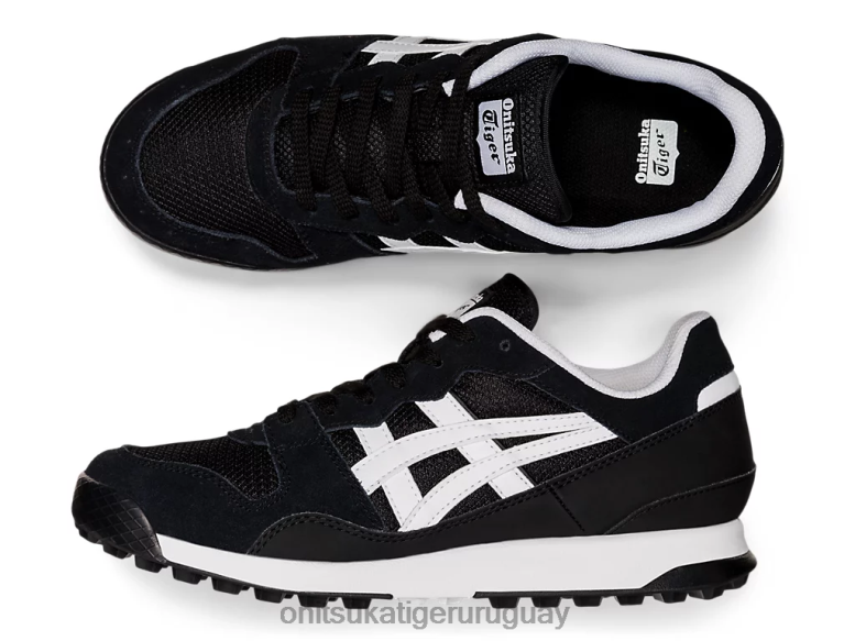Onitsuka Tiger horizonte unisexo J06BX242 blanco negro zapatos