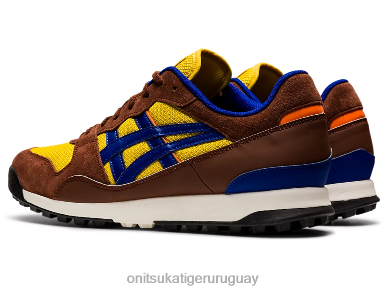Onitsuka Tiger horizonte unisexo J06BX42 amarillo cromo/azul de Prusia zapatos