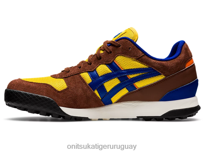 Onitsuka Tiger horizonte unisexo J06BX42 amarillo cromo/azul de Prusia zapatos