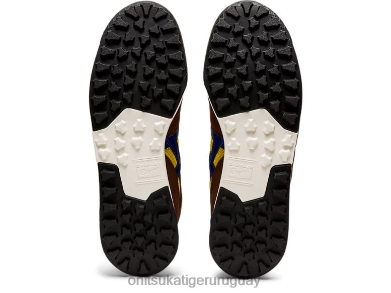 Onitsuka Tiger horizonte unisexo J06BX42 amarillo cromo/azul de Prusia zapatos