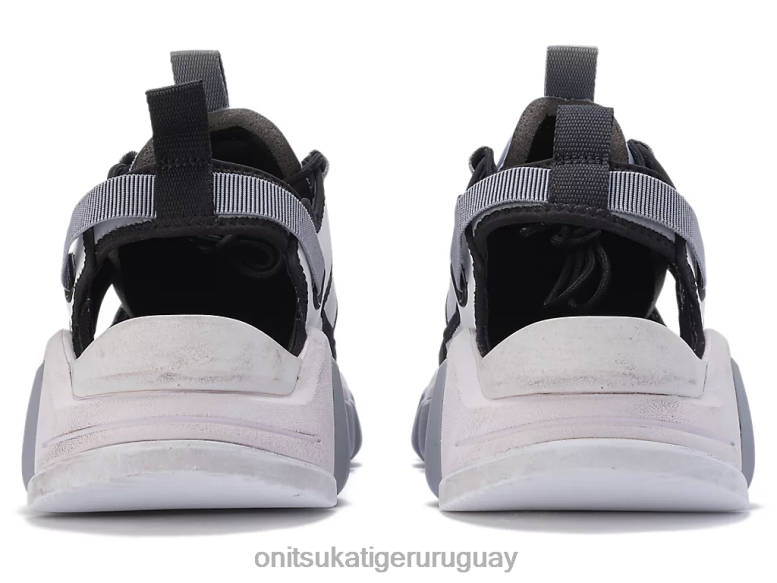 Onitsuka Tiger jaula de dentigre unisexo J06BX226 blanco/chapa de roca zapatos