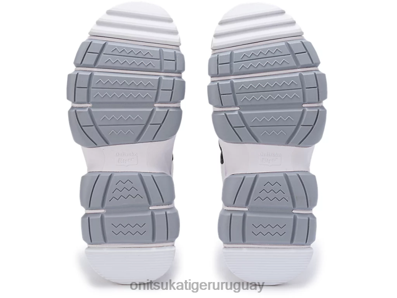 Onitsuka Tiger jaula de dentigre unisexo J06BX226 blanco/chapa de roca zapatos