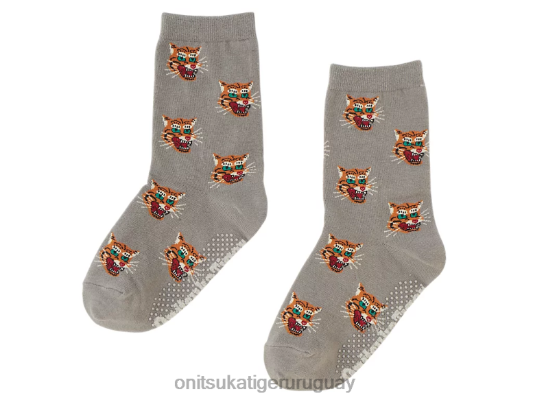 Onitsuka Tiger medias niños J06BX666 cuero gris accesorios