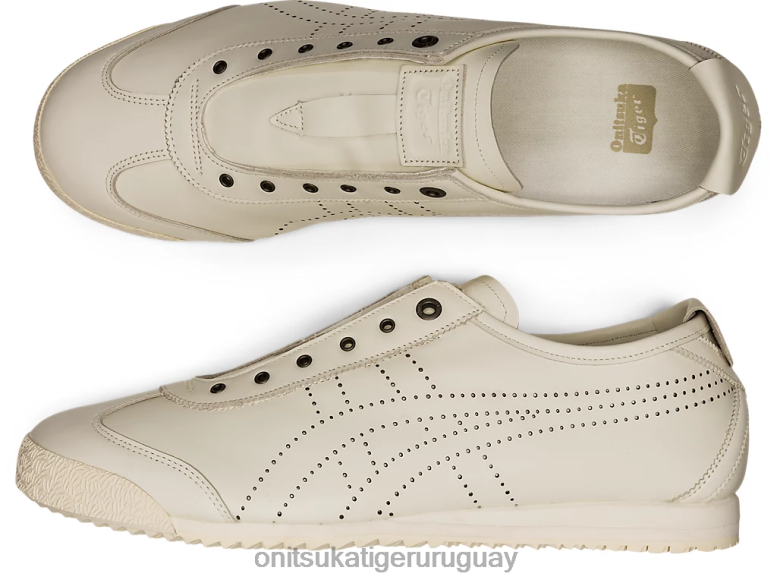 Onitsuka Tiger mexico 66 sd sin cordones unisexo J06BX346 crema zapatos