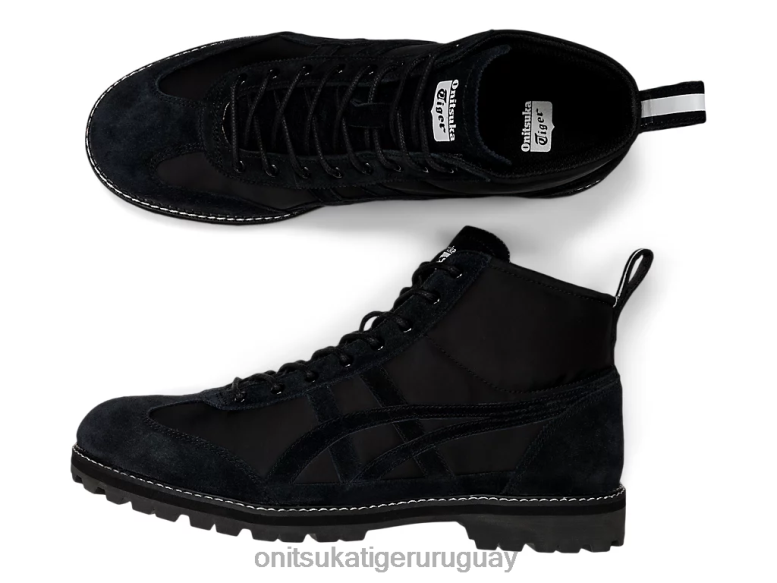 Onitsuka Tiger mexico rinkan unisexo J06BX208 negro zapatos