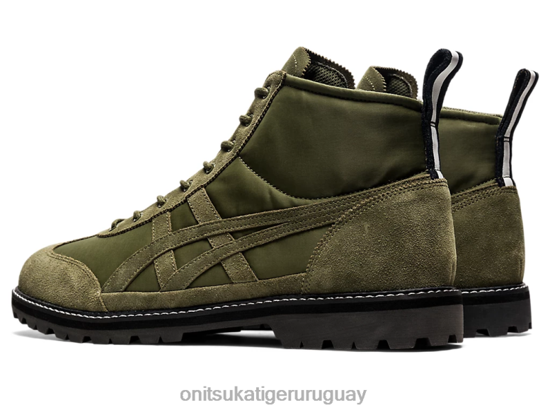 Onitsuka Tiger mexico rinkan unisexo J06BX209 verde bronce zapatos