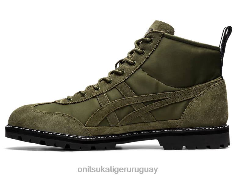 Onitsuka Tiger mexico rinkan unisexo J06BX209 verde bronce zapatos
