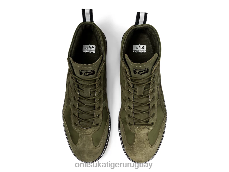 Onitsuka Tiger mexico rinkan unisexo J06BX209 verde bronce zapatos