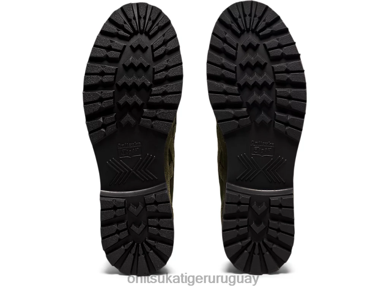 Onitsuka Tiger mexico rinkan unisexo J06BX209 verde bronce zapatos