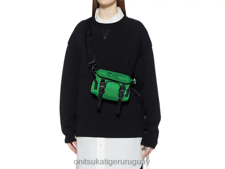 Onitsuka Tiger mini bolso de hombro unisexo J06BX498 verde accesorios