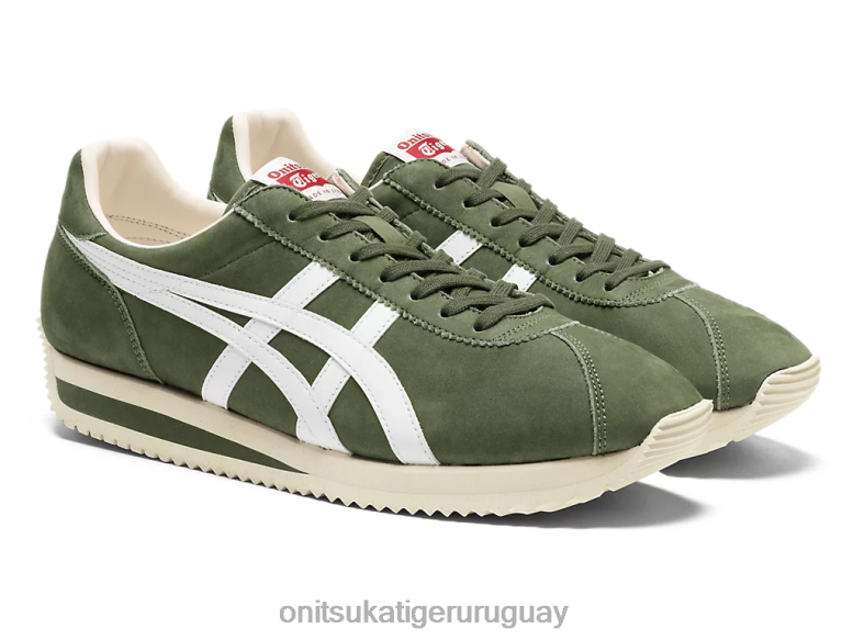 Onitsuka Tiger moal 77 nm unisexo J06BX173 verde bronce/blanco zapatos