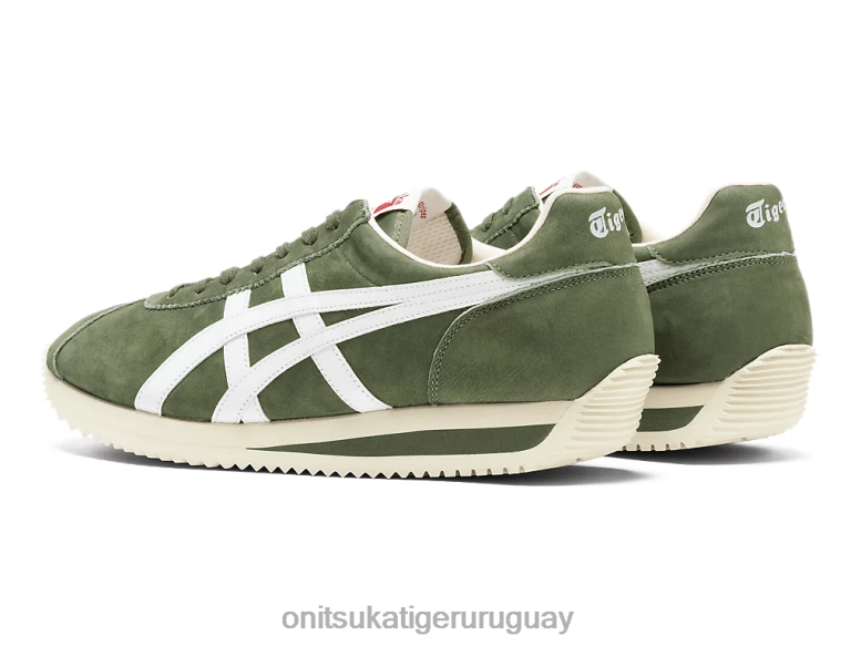 Onitsuka Tiger moal 77 nm unisexo J06BX173 verde bronce/blanco zapatos