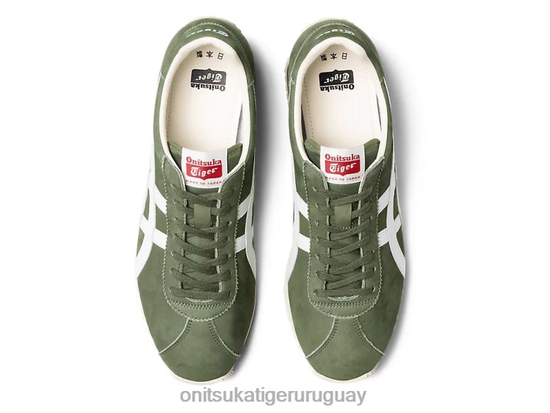 Onitsuka Tiger moal 77 nm unisexo J06BX173 verde bronce/blanco zapatos