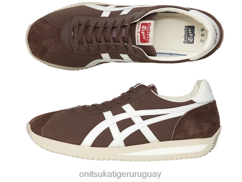 Onitsuka Tiger moal 77 nm unisexo J06BX257 castaño/blanco zapatos