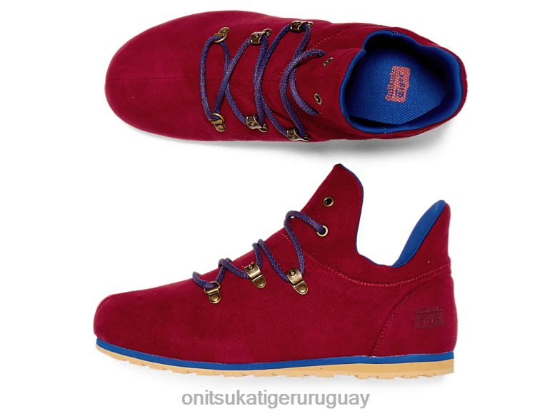 Onitsuka Tiger monte pokhara unisexo J06BX152 jugo de remolacha/azul de Prusia zapatos