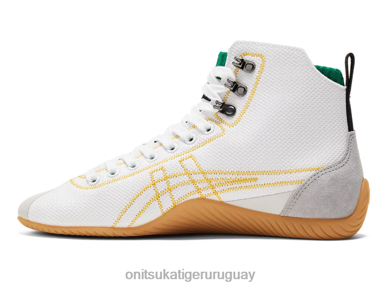 Onitsuka Tiger monte sclaw unisexo J06BX39 blanco amarillo zapatos