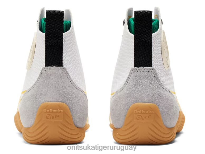Onitsuka Tiger monte sclaw unisexo J06BX39 blanco amarillo zapatos