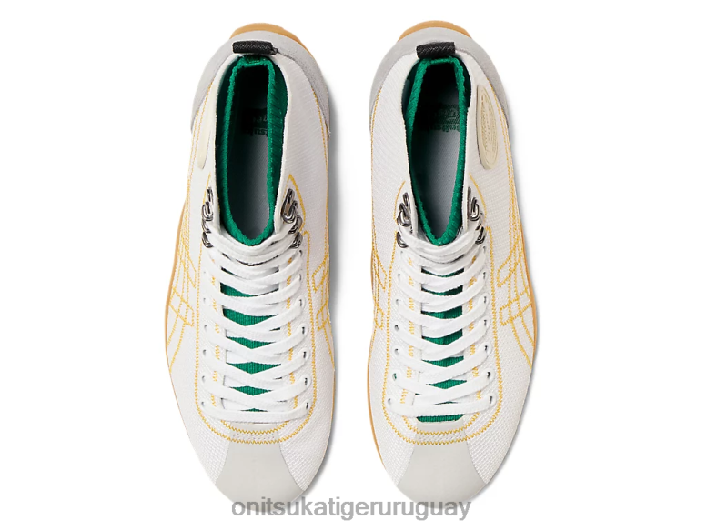Onitsuka Tiger monte sclaw unisexo J06BX39 blanco amarillo zapatos