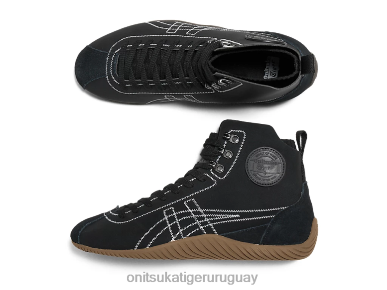 Onitsuka Tiger monte sclaw unisexo J06BX40 blanco negro zapatos