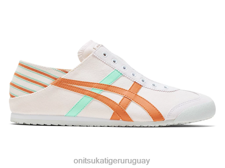Onitsuka Tiger méxico 66 paraty unisexo J06BX25 blanco/naranja óxido zapatos