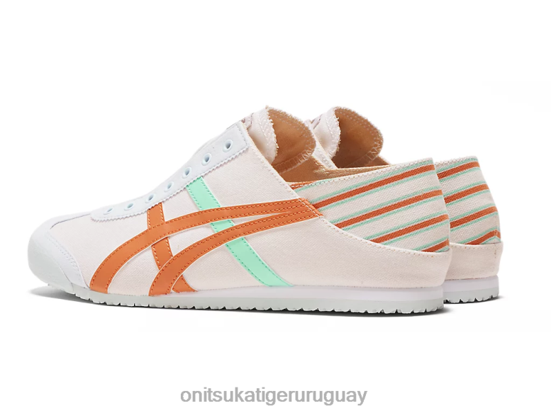 Onitsuka Tiger méxico 66 paraty unisexo J06BX25 blanco/naranja óxido zapatos