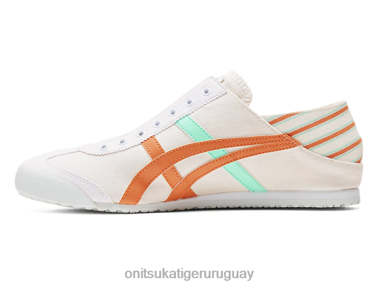 Onitsuka Tiger méxico 66 paraty unisexo J06BX25 blanco/naranja óxido zapatos