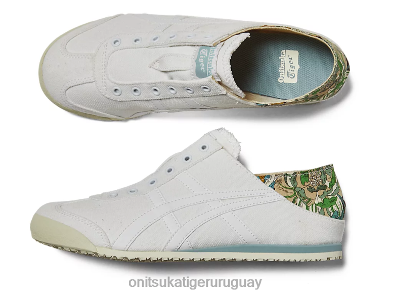 Onitsuka Tiger méxico 66 paraty unisexo J06BX48 blanco/acero claro zapatos