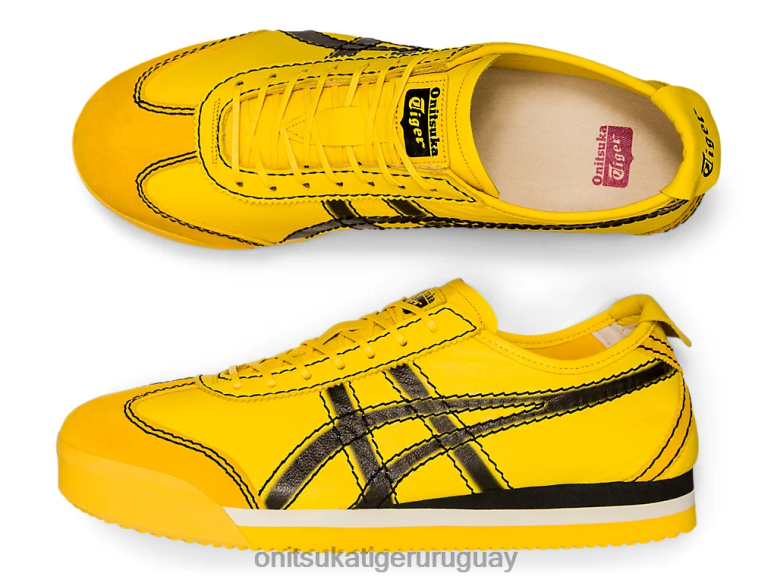 Onitsuka Tiger méxico 66 sd pf unisexo J06BX270 tai chi amarillo/negro zapatos