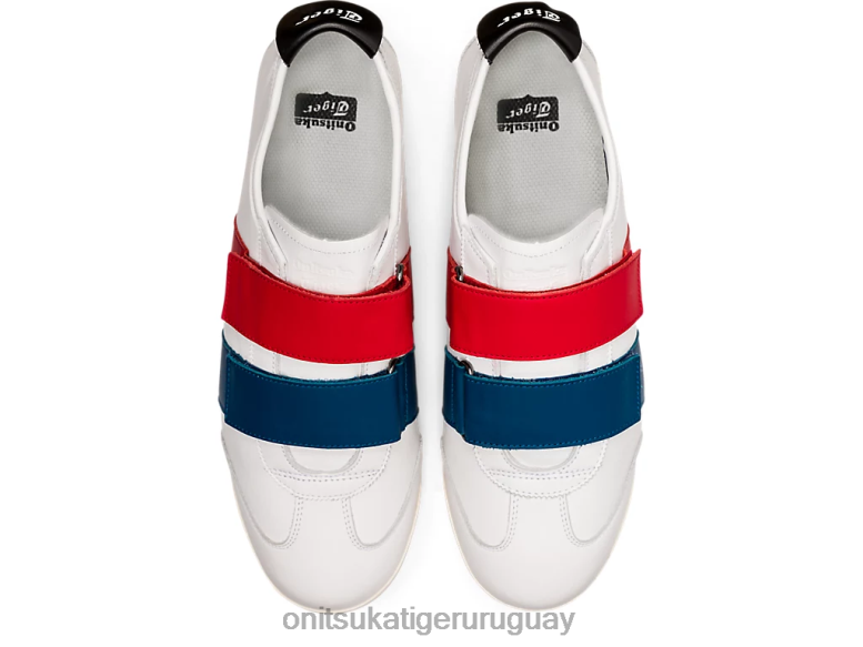 Onitsuka Tiger méxico 66 sd pf unisexo J06BX551 blanco/rojo clásico zapatos