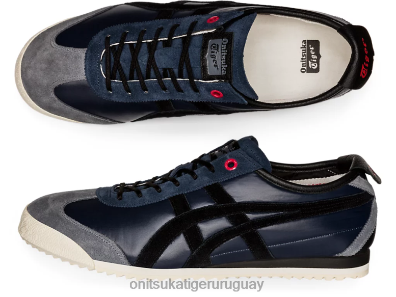 Onitsuka Tiger méxico 66 sd unisexo J06BX58 azul marino hierro/negro zapatos