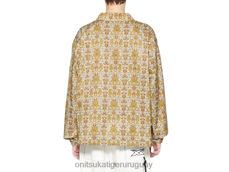 Onitsuka Tiger p chaqueta de entrenador hombres J06BX406 blanquecino ropa