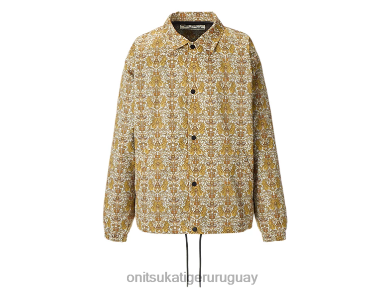 Onitsuka Tiger p chaqueta de entrenador hombres J06BX406 blanquecino ropa