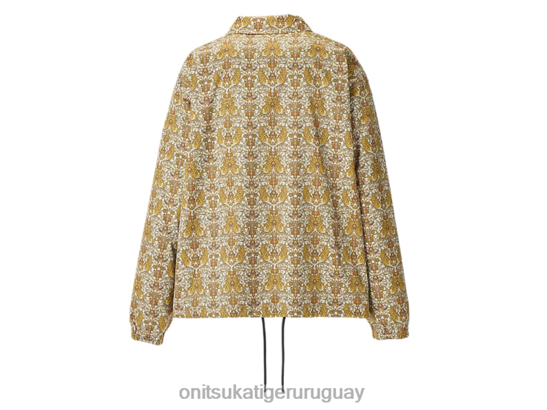 Onitsuka Tiger p chaqueta de entrenador hombres J06BX406 blanquecino ropa