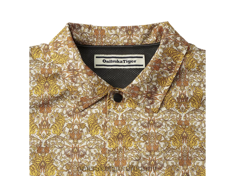 Onitsuka Tiger p chaqueta de entrenador hombres J06BX406 blanquecino ropa