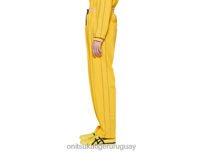 Onitsuka Tiger pantalones de la pista unisexo J06BX399 amarillo ropa