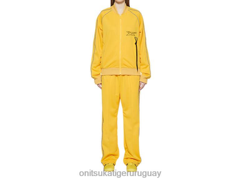 Onitsuka Tiger pantalones de la pista unisexo J06BX399 amarillo ropa