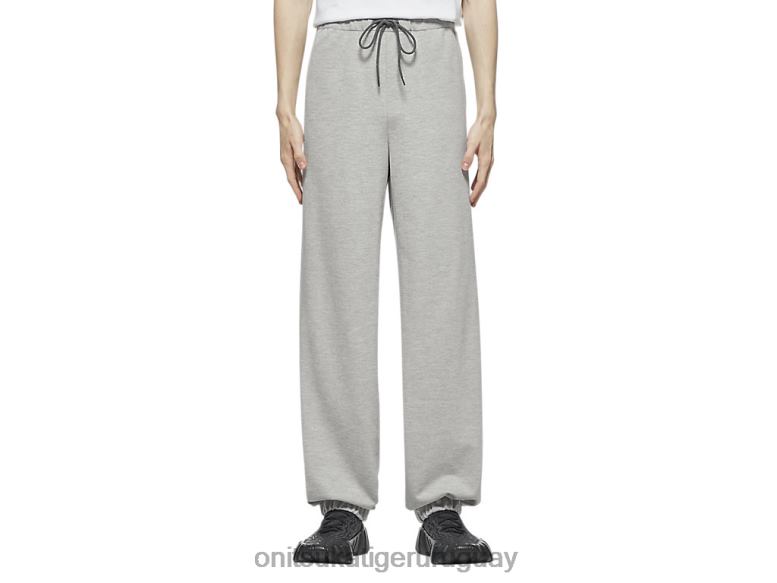 Onitsuka Tiger pantalones deportivos unisexo J06BX473 cuero gris ropa