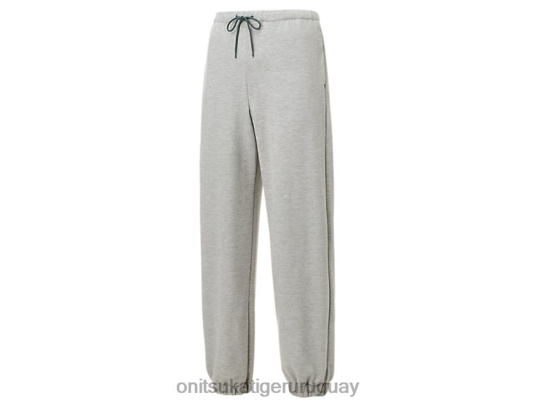 Onitsuka Tiger pantalones deportivos unisexo J06BX473 cuero gris ropa
