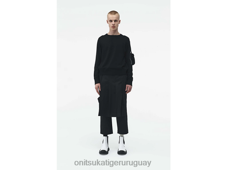 Onitsuka Tiger pantalones hombres J06BX377 negro ropa