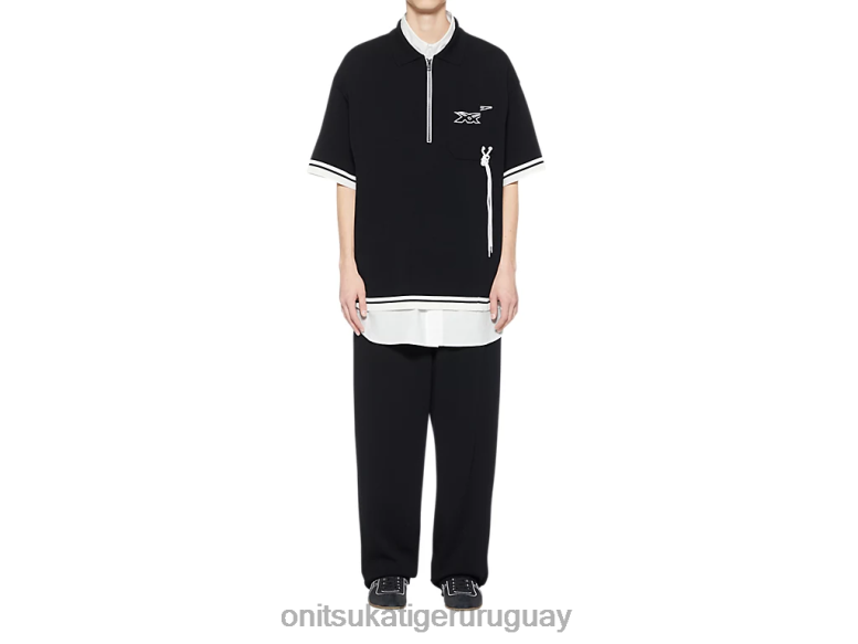 Onitsuka Tiger parte superior unisexo J06BX410 negro ropa