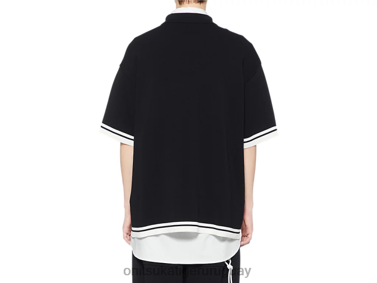 Onitsuka Tiger parte superior unisexo J06BX410 negro ropa