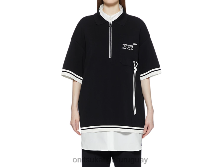 Onitsuka Tiger parte superior unisexo J06BX410 negro ropa