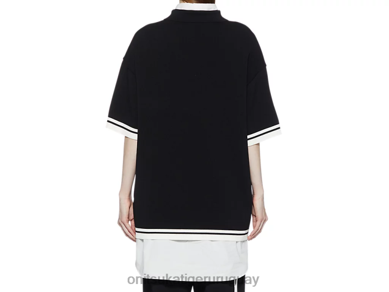 Onitsuka Tiger parte superior unisexo J06BX410 negro ropa