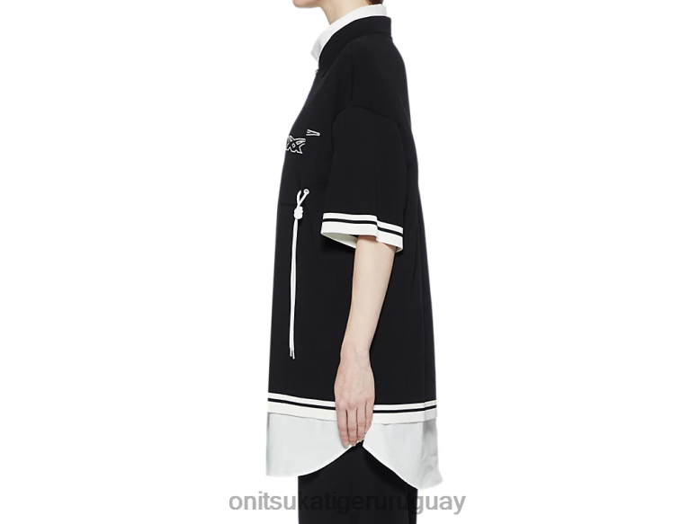 Onitsuka Tiger parte superior unisexo J06BX410 negro ropa