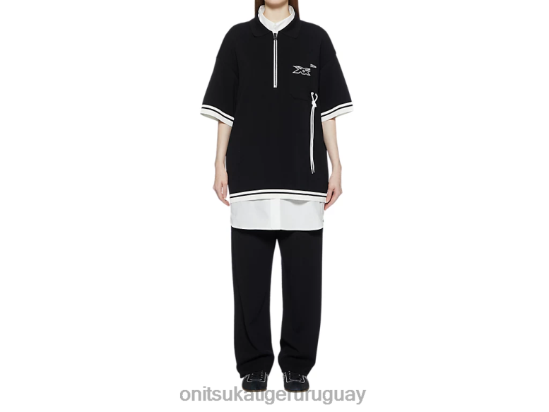 Onitsuka Tiger parte superior unisexo J06BX410 negro ropa