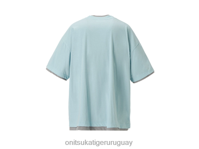 Onitsuka Tiger parte superior unisexo J06BX411 azul claro/gris ropa